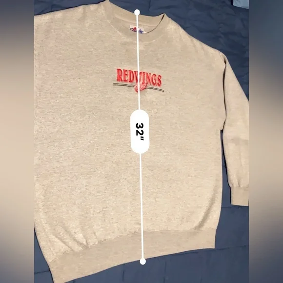 Detroit RedWings Majestic Sweater - Picture 11 of 11